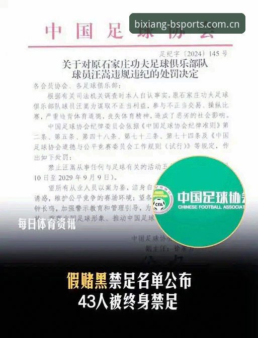 BSports竞技数据 资深用户深度解读:足协第三批禁足名单背后的中国足球乱象